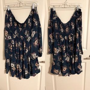 TORRID off the shoulder floral dress
